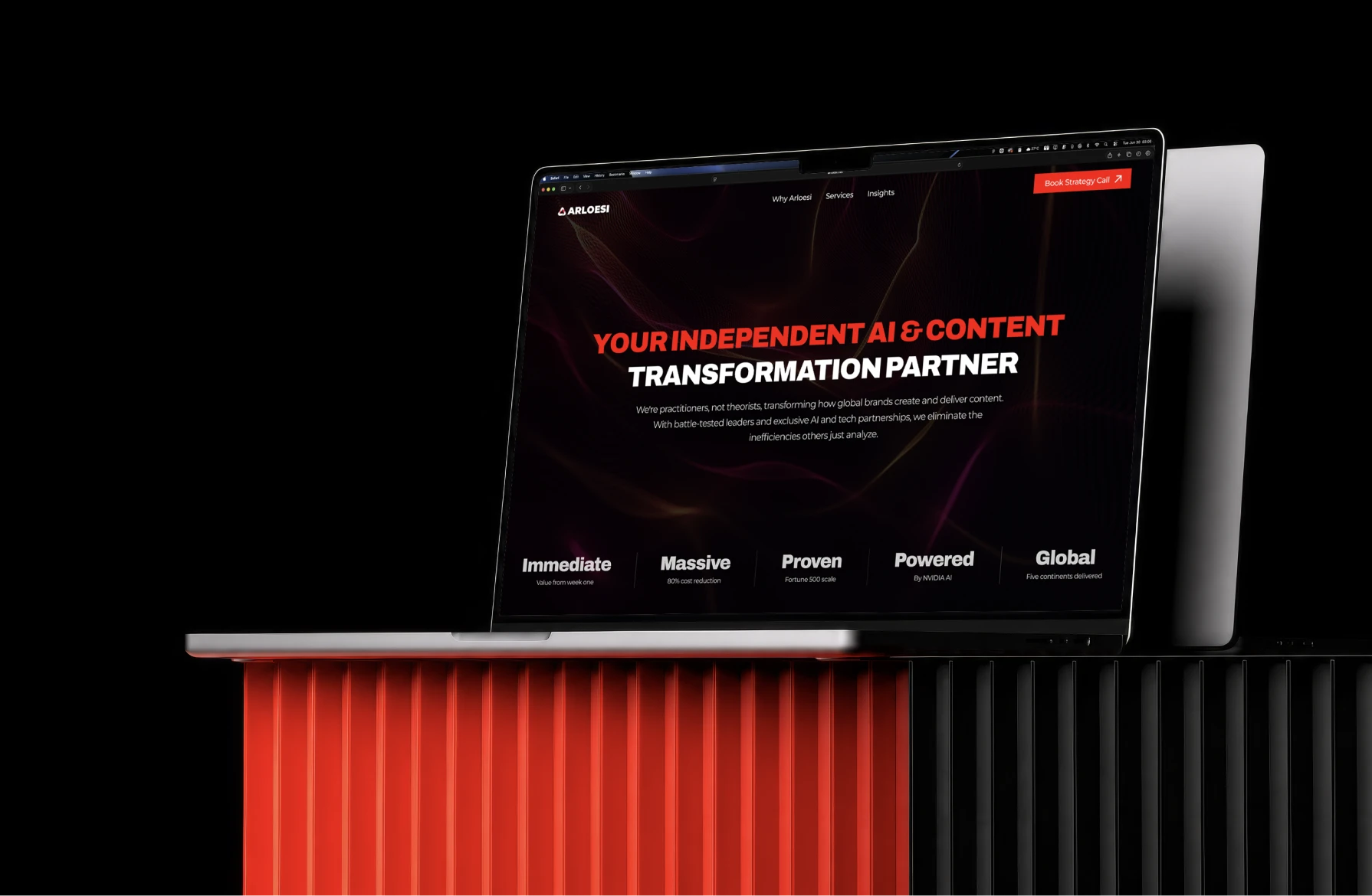 Arloesi — case study preview